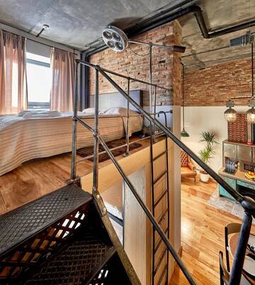 Фотографии Апартаменты V63 - vintage industrial apartment г. Рига (Латвия) №2 Фото Апартаменты V63 - vintage industrial apartment г. Рига 2