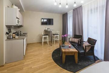 Фото номера Улучшенный номер-студио Апартаменты Bearsleys Blacksmith Apartments г. Рига 4