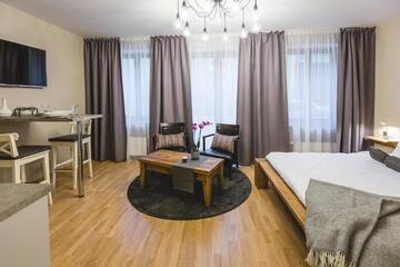 Фото номера Улучшенный номер-студио Апартаменты Bearsleys Blacksmith Apartments г. Рига 14