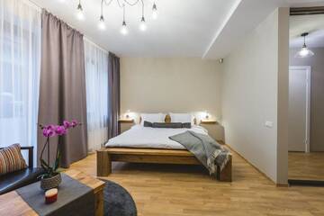 Фото номера Улучшенный номер-студио Апартаменты Bearsleys Blacksmith Apartments г. Рига 12