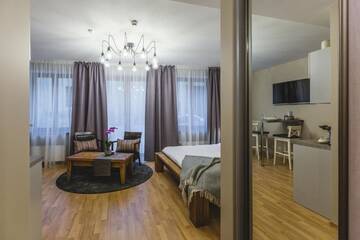 Фото номера Улучшенный номер-студио Апартаменты Bearsleys Blacksmith Apartments г. Рига 16