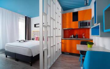 Фото номера Номер-студио Апарт-отели Park Inn by Radisson Residence Riga Barona г. Рига 7