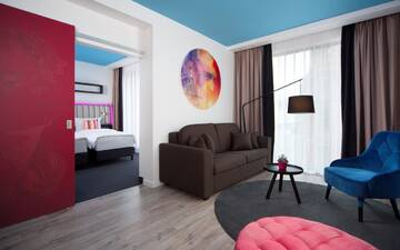 Фото номера Апартаменты с 2 спальнями и террасой Апарт-отели Park Inn by Radisson Residence Riga Barona г. Рига 9
