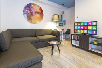 Фото номера Апартаменты с 1 спальней и балконом Апарт-отели Park Inn by Radisson Residence Riga Barona г. Рига 5