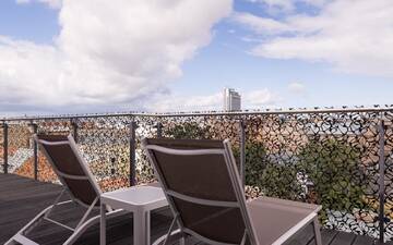 Фото номера Апартаменты с 2 спальнями и террасой Апарт-отели Park Inn by Radisson Residence Riga Barona г. Рига 7