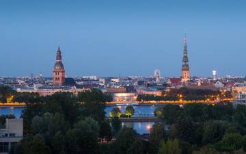 Фото номера Стандартный номер с видом на Старый город Отель Park Inn by Radisson Riga Valdemara г. Рига 2