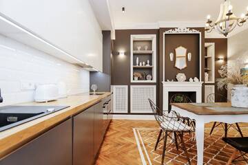 Фото номера Улучшенные апартаменты с 1 спальней Апартаменты Riga Old Town Jāņa Sēta Residence г. Рига 11