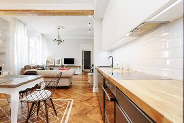 Фото номера Улучшенные апартаменты с 1 спальней Апартаменты Riga Old Town Jāņa Sēta Residence г. Рига 14