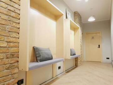 Фото номера Двухместный номер с 1 кроватью и общей ванной комнатой Хостелы Next Generation Hostel г. Рига 9