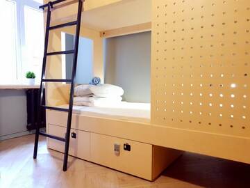 Фото номера Кровать в общем 8-местном номере для мужчин и женщин Хостелы Next Generation Hostel г. Рига 5