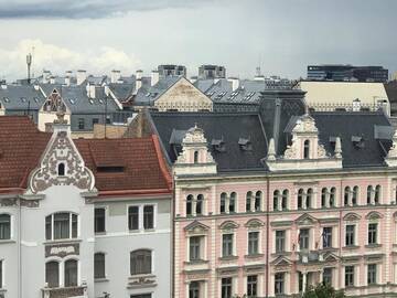 Фото номера Двухместный номер Делюкс с 1 кроватью Хостелы Euro Hostel г. Рига 10