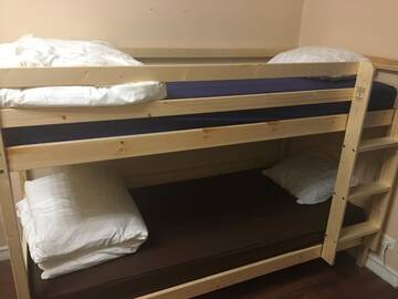 Фото номера Односпальная кровать в общем номере с 10 кроватями Хостелы Smart hostel center г. Рига 5