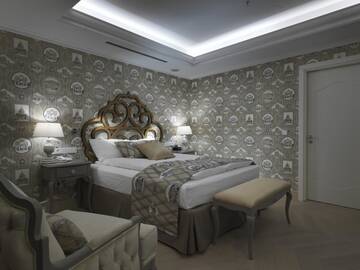 Фото номера Улучшенный двухместный номер с 1 кроватью Отель Relais Le Chevalier г. Рига 5