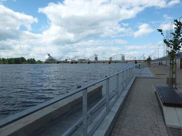 Фото номера Апартаменты с 2 спальнями Апартаменты Riverside Promenade Apartment г. Рига 12