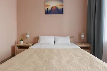 Фото номера Двухместный номер с 1 кроватью Апарт-отели Nika Apart Hotel г. Рига 6