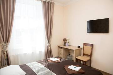 Фото номера Двухместный номер с 1 кроватью Апарт-отели Nika Apart Hotel г. Рига 13