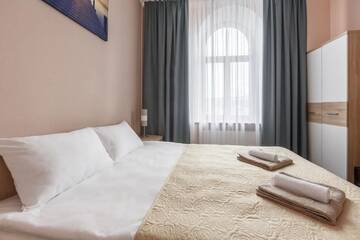 Фото номера Двухместный номер с 1 кроватью Апарт-отели Nika Apart Hotel г. Рига 5