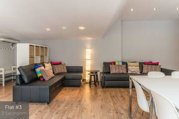 Фото номера Апартаменты с 3 спальнями и террасой Апартаменты Dandelion Apartments Lāčplēša г. Рига 6