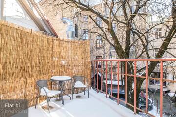 Фото номера Апартаменты с 2 спальнями и террасой Апартаменты Dandelion Apartments Lāčplēša г. Рига 13