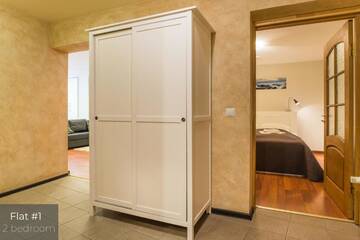 Фото номера Апартаменты с 2 спальнями и террасой Апартаменты Dandelion Apartments Lāčplēša г. Рига 26