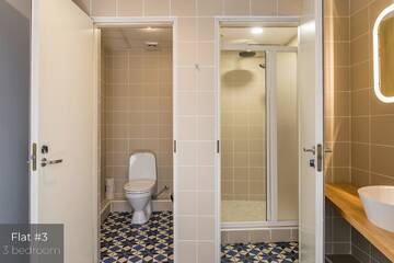 Фото номера Апартаменты с 3 спальнями и террасой Апартаменты Dandelion Apartments Lāčplēša г. Рига 14