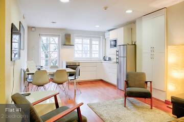 Фото номера Апартаменты с 2 спальнями и террасой Апартаменты Dandelion Apartments Lāčplēša г. Рига 4