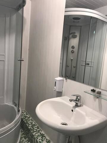 Фото номера Номер-студио с кроватью размера &quot;king-size&quot; Апартаменты A1 apartments with free parking г. Рига 11