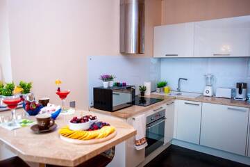 Фото номера Двухуровневые апартаменты Апартаменты Amazing 22-23floor Penthouse City view г. Рига 8