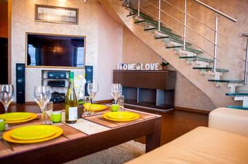 Фото номера Двухуровневые апартаменты Апартаменты Amazing 22-23floor Penthouse City view г. Рига 54