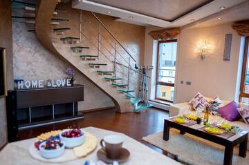 Фото номера Двухуровневые апартаменты Апартаменты Amazing 22-23floor Penthouse City view г. Рига 65
