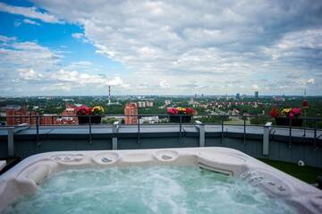 Фото номера Двухуровневые апартаменты Апартаменты Amazing 22-23floor Penthouse City view г. Рига 34