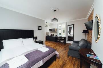 Фото номера Апартаменты-студио Апарт-отели Sherlock Art Hotel г. Рига 7