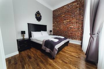 Фото номера Улучшенные апартаменты Апарт-отели Sherlock Art Hotel г. Рига 5