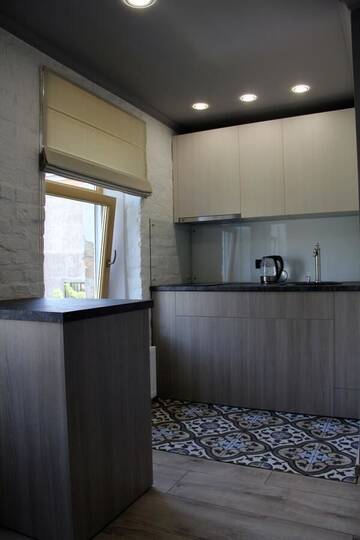 Фото номера Большой двухместный номер с 1 кроватью Апартаменты Loft design studio apartment г. Рига 18