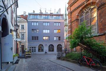 Фото номера Апартаменты с 1 спальней Апартаменты Riga Old Town Souvenir Apartment г. Рига 56