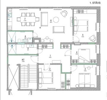 Фото номера Апартаменты Апартаменты Dandelion Apartments Matīsa г. Рига 22