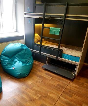 Фото номера Кровать в общем 8-местном номере для мужчин и женщин Хостелы Apartament 1A г. Рига 2