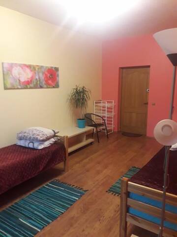 Фото номера Двухместный номер с 2 отдельными кроватями Гостевой дом Apartment Harmony г. Рига 10