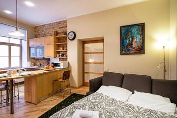 Фото номера Апартаменты Делюкс Апартаменты Kalnina Quiet Apartment in City Center г. Рига 55