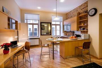 Фото номера Апартаменты Делюкс Апартаменты Kalnina Quiet Apartment in City Center г. Рига 53