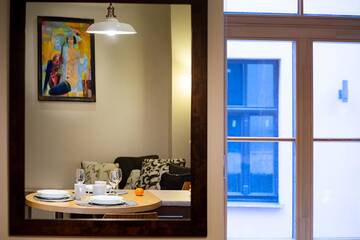 Фото номера Апартаменты Делюкс Апартаменты Kalnina Quiet Apartment in City Center г. Рига 14