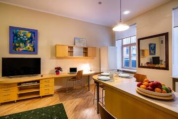 Фото номера Апартаменты Делюкс Апартаменты Kalnina Quiet Apartment in City Center г. Рига 7