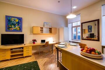 Фото номера Апартаменты Делюкс Апартаменты Kalnina Quiet Apartment in City Center г. Рига 39