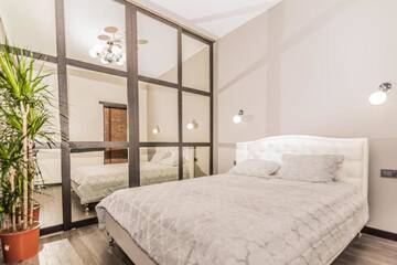 Фото номера Апартаменты Делюкс Апартаменты Merkela Design Apartment With Park View г. Рига 26