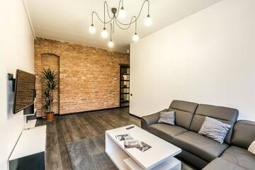 Фото номера Апартаменты Делюкс Апартаменты Merkela Design Apartment With Park View г. Рига 34