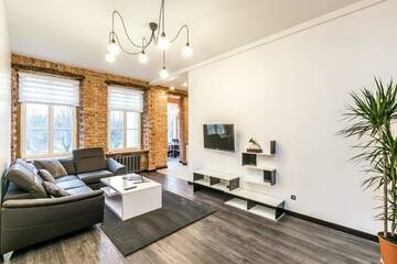 Фото номера Апартаменты Делюкс Апартаменты Merkela Design Apartment With Park View г. Рига 40
