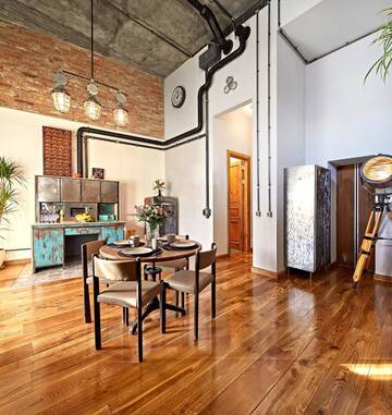 Фото номера Апартаменты-студио Апартаменты V63 - vintage industrial apartment г. Рига 13