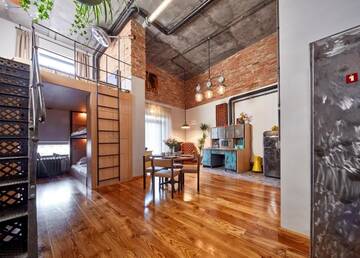 Фото номера Апартаменты-студио Апартаменты V63 - vintage industrial apartment г. Рига 28
