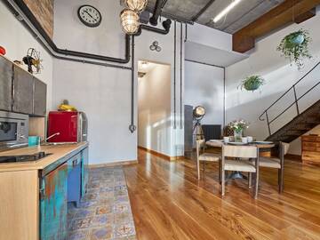 Фото номера Апартаменты-студио Апартаменты V63 - vintage industrial apartment г. Рига 7