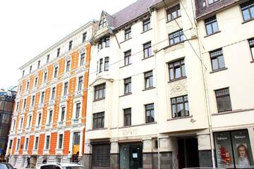 Фото номера Апартаменты с 2 спальнями Апартаменты Brivibas Center Apartments г. Рига 32